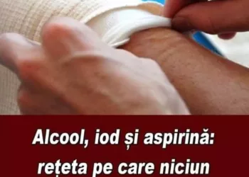 Ai nevoie doar de 3 lucruri: Alcool, iod și aspirină: rețeta pe care niciun farmacist nu vrea să o știți.