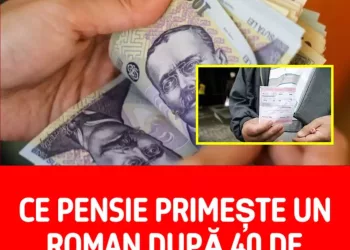 Ce pensie primește un roman după 40 de ani de munca