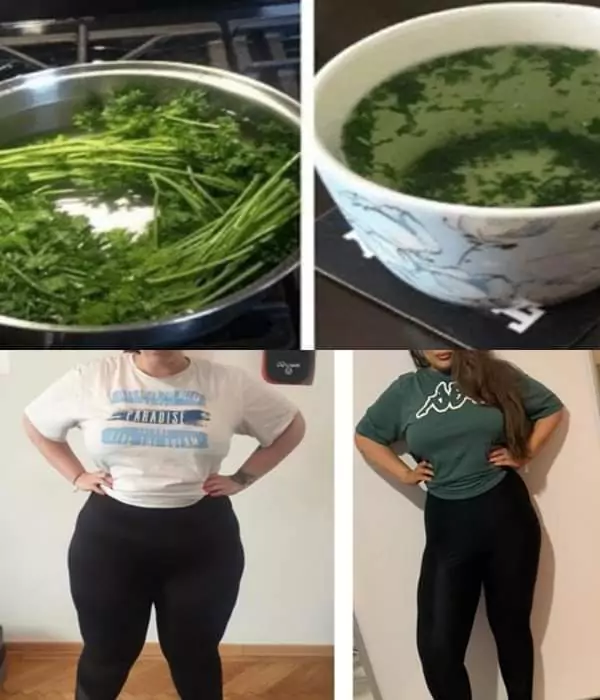 Am băut ceai de pătrunjel – am început joi, aveam 67 de kg, iar duminică am ajuns la 63 de kg