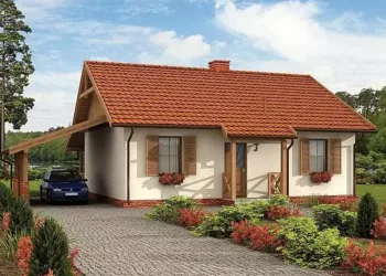 Casa mica si frumoasa doar cu parter! Proiectul este superb iar pretul este accesibil