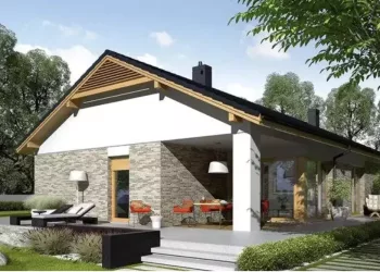 Proiect casa de poveste cu 3 dormitoare, doua bai si garaj dublu