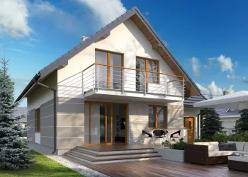 Una dintre cele mai frumoase case cu mansarda. Avem proiectul detaliat