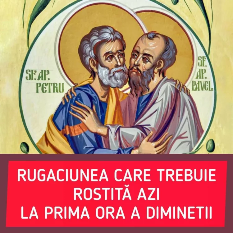 Rugaciune la Sfintii Apostoli Petru si Pavel