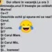 Doi olteni în vacanță. La ora 3 dimineața, unul îl trezește pe celălalt: