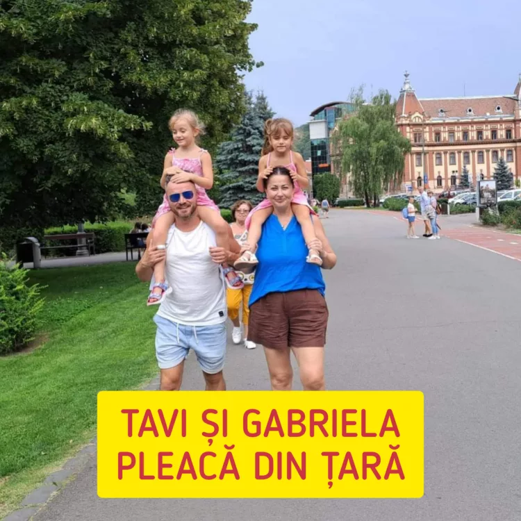Tavi Clonda și Gabriela Cristea pleacă din țară
