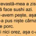Nevastă-mea a zis că face sushi azi. N-aveam pește, așa c-a pus niște cârnați de porc. Și nici orez, așa că…