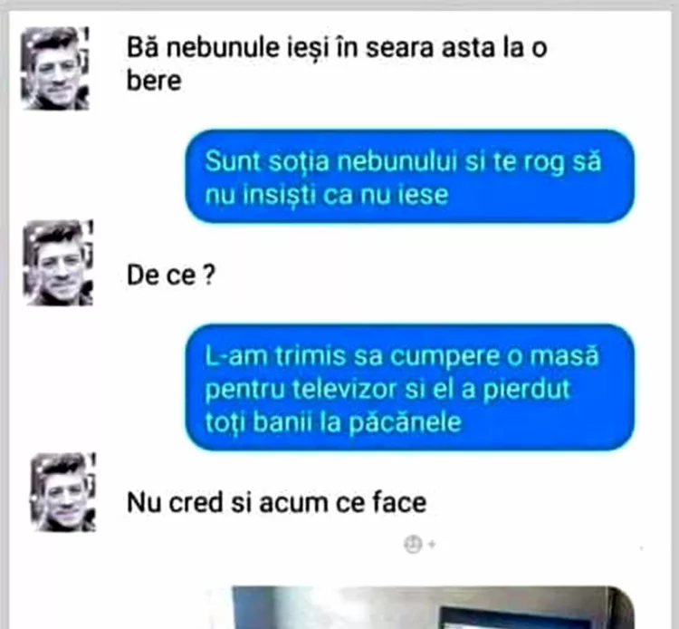 Băi nebunule, ieși în seara asta la o bere?
