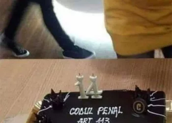 Ce a scris un român pe tortul fiului lui, Mihai: „Codul Penal, art. 113: Minorul care…”