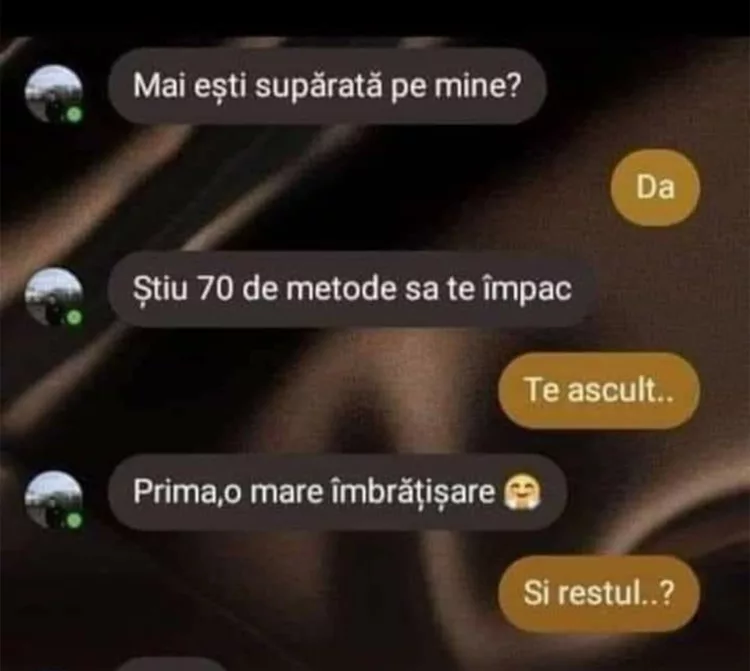 Mai ești supărată pe mine?