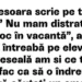 Profesoara scrie pe tabla:Nu mam distrat… Continuarea geniala