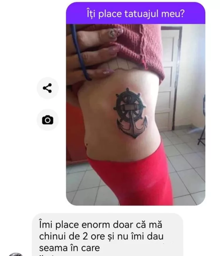 -Îți place tatuajul meu?
