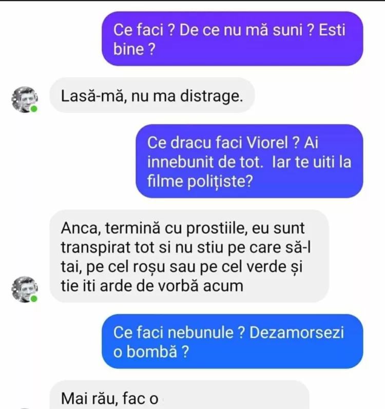 Bancul începutului de august | – Ce faci? De ce nu mă suni? Ești bine?