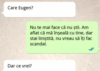 Banc: Bună, sunt soția lui Eugen