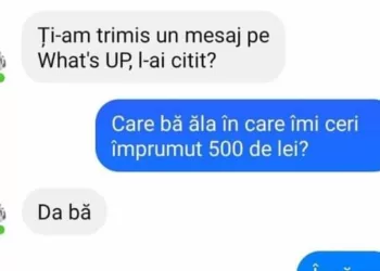 Ți-am trimis un mesaj pe Whatsapp, l-ai citit?