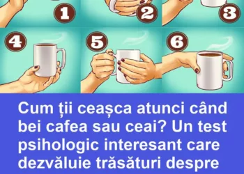 Cum ții ceașca atunci când bei cafea sau ceai? Un test psihologic interesant care dezvăluie trăsături despre personalitatea ta.