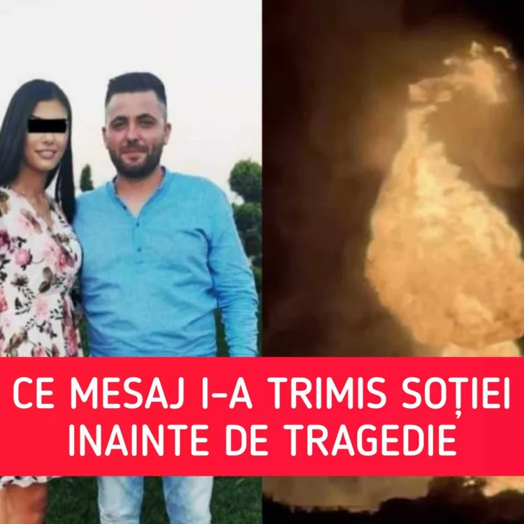 Marius, tânărul mort în explozia de la Călimănești, i-a trimis un mesaj soției lui, înainte de tragedie