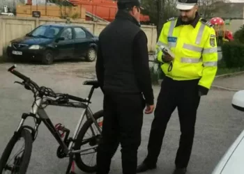 Caz rarisim în Cluj! AMENDĂ de 1.745 lei pentru un biciclist. Ce era în neregulă cu bicicleta lui.