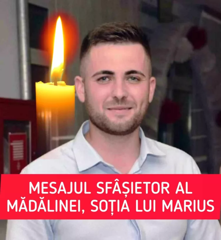 Mesajul sfâșietor al Mădălinei, tânăra soție a lui Marius, care a murit carbonizat în deflagrația de pe șantier. Nu trebuia să muncească în acea noapte