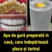 Apa de gură preparată în casă, care îndepărtează placa și tartrul în numai 1 minut: Cum se prepară: