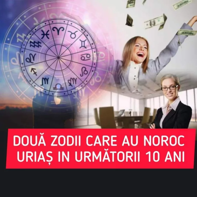Două zodii cu noroc uriaș în următorii zece ani. Au succes în dragoste, carieră și la bani!