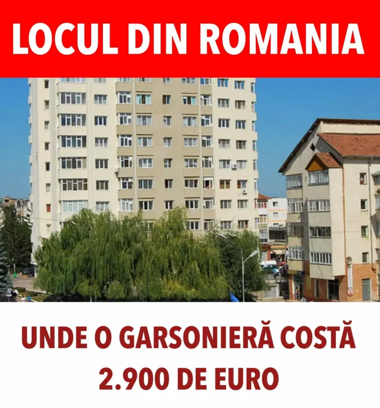 Care este locul din România unde o garsonieră costă 2.900 de euro
