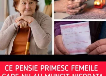 Ce sumă de bani vor primi la pensie femeile care nu au muncit niciodată.