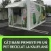 Zeci de mii romani au stat la coada la aparatele de reciclat de la Kaufland. Câţi bani primesc pe un PET adus la automat