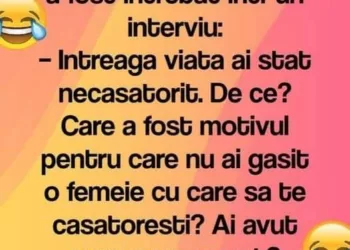 Un batran, de peste 90 de ani, inainte sa moara, a fost intrebat intr-un interviu: