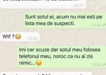 Atentie, sotul meu ne suspecteaza