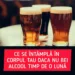 Ce se întâmplă cu organismul tău dacă nu bei alcool timp de o lună. Explicațiile experților