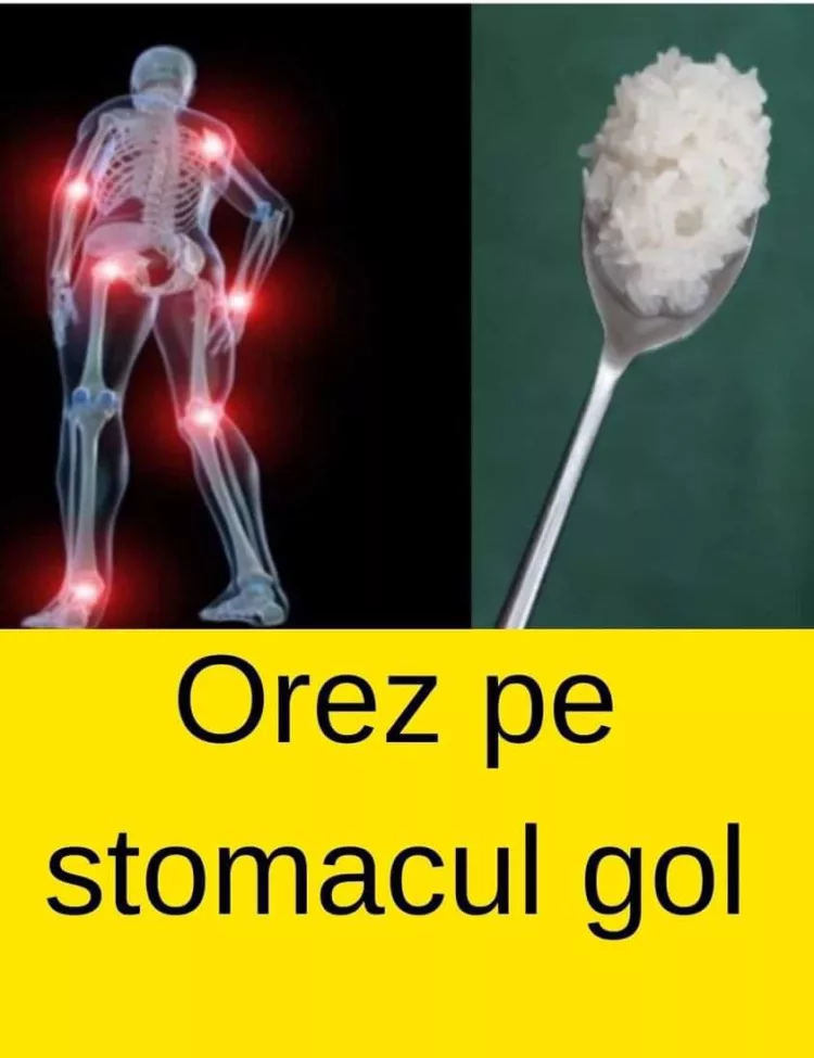 Consumați OREZ pe stomacul gol – Îți iei “Adio!” de la durerile ARTICULARE, CERVICALE și LOMBARE