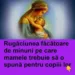 Rugăciunea făcătoare de minuni pe care mamele trebuie să o spună pentru copiii lor