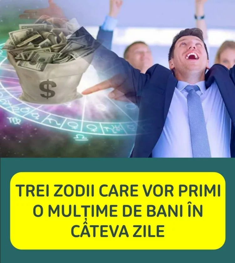Trei zodii care vor primi o mulțime de bani în câteva zile. Nativii nu se așteptau la această surpriză
