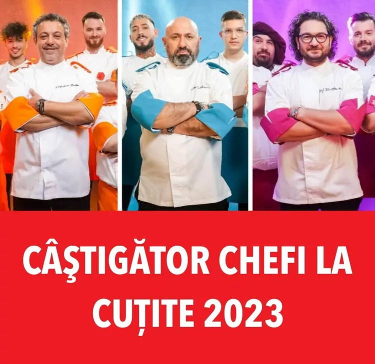 CÂŞTIGĂTOR CHEFI LA CUŢITE 2023. Surpriză uriaşă în plin scandal, s-a aflat cine pleaca acasă cu marele premiu