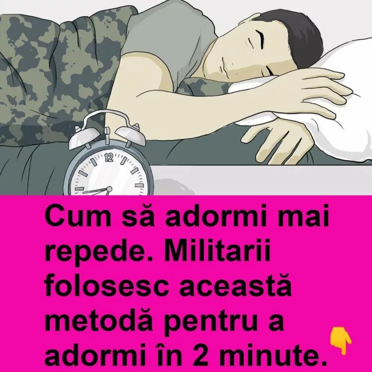 Cum să adormi mai repede. Militarii folosesc această metodă pentru a adormi în 2 minute