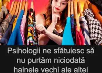 Psihologii ne sfătuiesc să nu purtăm niciodată hainele vechi ale altei persoane. Stii motivul?