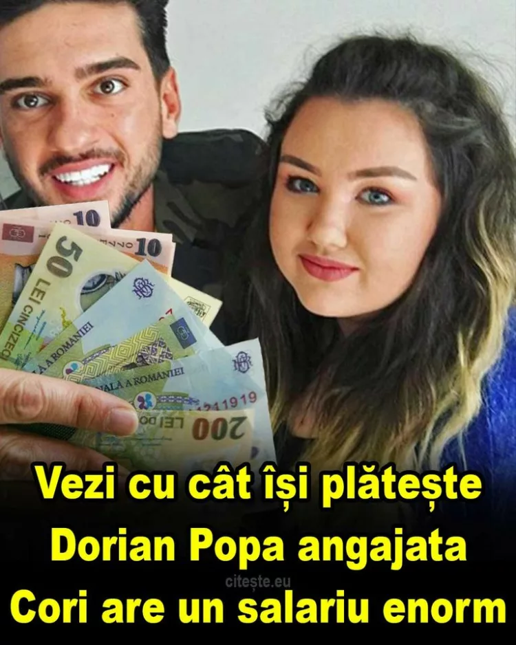 Incredibil ce salariu are Angajata lui Dorian Popa, Vezi cu cât o plătește pe cea care îl filmează zi de zi