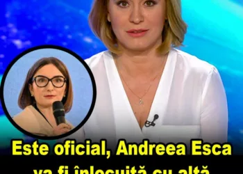 Decizie neașteptată, Andreea Esca va fi înlocuită cu o nouă prezentatoare, vezi cine este noua jurnalistă