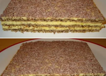 Prăjitura regală, atât de fină că se topește în gură – preferata familiei pentru revelion.