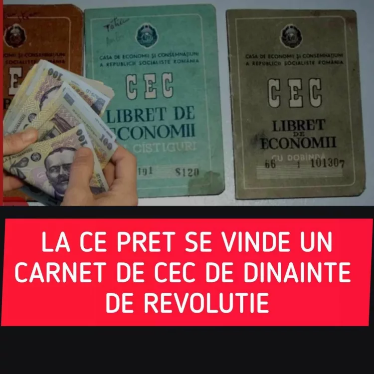 La ce preț se vinde un carnet CEC de dinainte de Revoluție. Sumele cerute nu sunt deloc mici