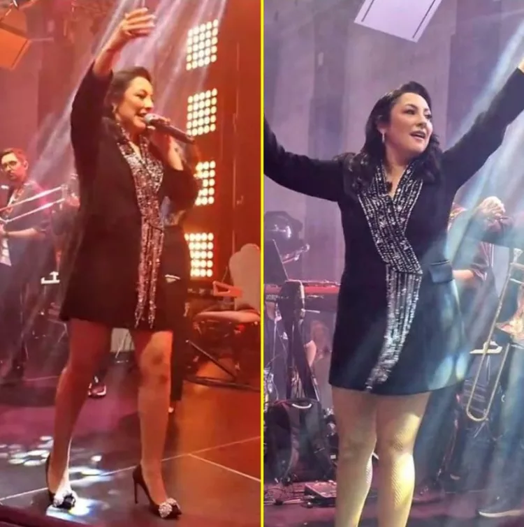 Andra Măruţă, făcută praf de internauţi, după ce s-a afişat aşa la un concert: „O să ajungi ca Gabriela Cristea, mare te-ai făcut”