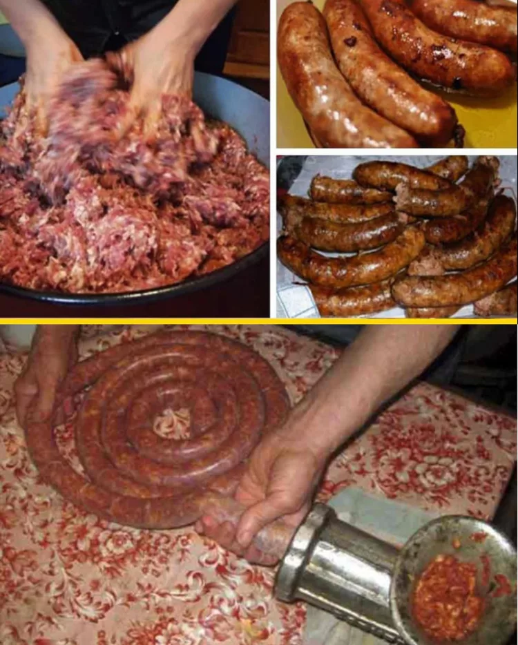 Reteta traditionala de carnati de casa