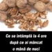 Ce se întâmplă la 4 ore după ce ai mâncat o mână de nuci: