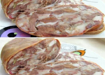 Special pentru Sărbători – Gospodinele ne-au cerut rețeta – Tobă de casă din ciolan și urechi de porc