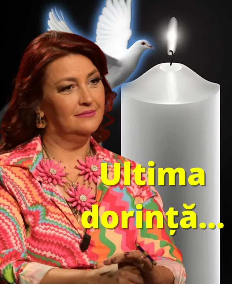 Ultima dorință a Ronei Hartner: „E singurul lucru”