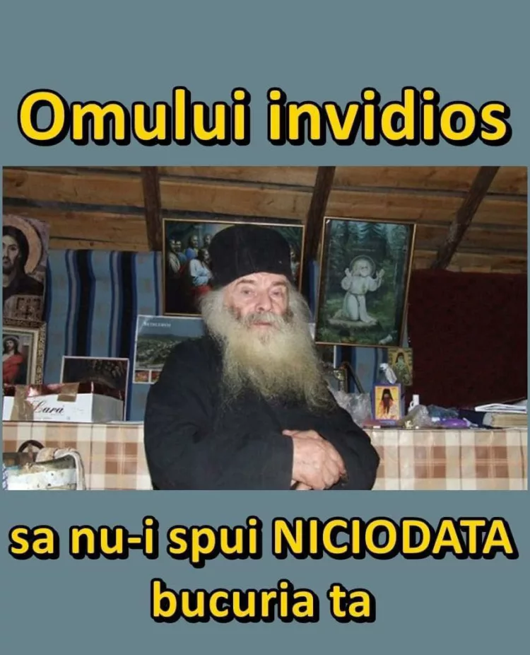 Omului invidios să nu-i spui NICIODATĂ bucuria ta