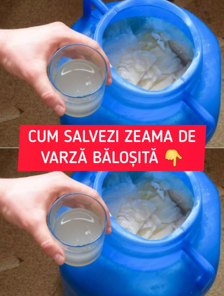 Cum salvezi zeama de varză băloşită. Ingredientul pe care trebuie să-l pui imediat în butoi