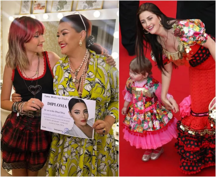 Ea e fata Ronei Hartner, orfană de mamă la numai 15 ani! Actrița a retras-o de la școală, pentru a-și petrece împreună timpul rămas