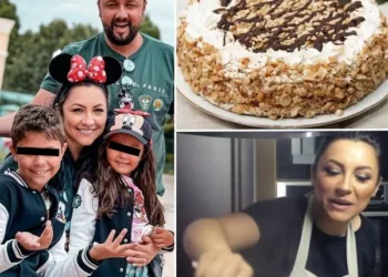 Prăjitura „Durerea” – desertul preferat al întregii familii Maruta pe care Andra il pregateste in weekend-uri