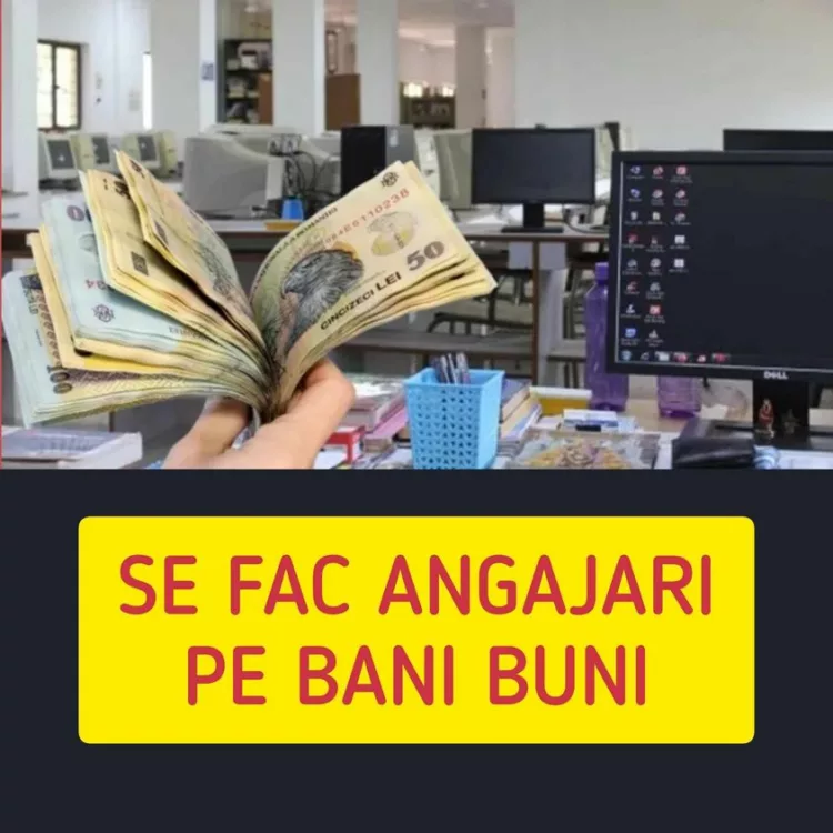 Se dau 1.700 de euro „în mână”, te angajează până la Crăciun şi iei şi primă uriaşă de Sărbători